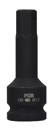 Soquete Sextavado 1/2 Pol. 13mm 78mm - Pro-12h13 - Pdr