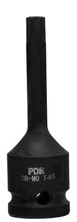 Soquete 1/2 Pol. Torx 45 78mm - Pro-12t45 - Pdr