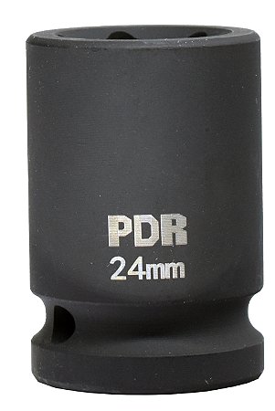 Soquete Curto de Impacto 3/4 Pol. 24mm 56mm - Pro-3424cm - Pdr