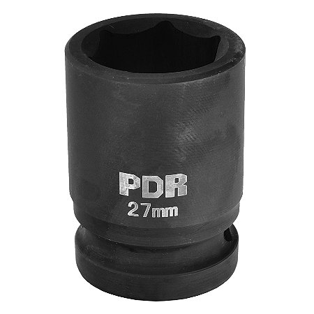 Soquete Curto de Impacto 3/4 Pol. 27mm 56mm - Pro-3427cm - Pdr