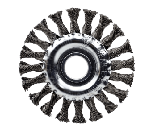 Escova Inox Trançado Circular 150 X 22 Mm Berwanger