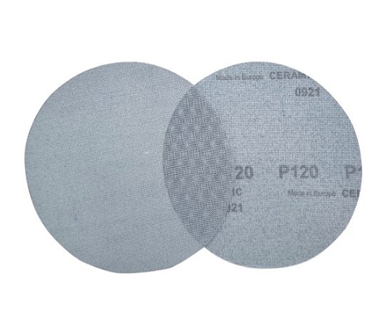 Lixa Velcro Cerâmica Telada 125mm Grão 120 - 3708 - Berwanger