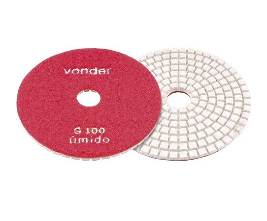 Disco de Lixa Diamantado com Costado em Pluma 4 Pol. Grão 100 - 1264400100 - Vonder