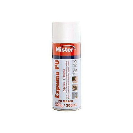 Espuma Pu Expansiva 300ml 200g - 100800 - Mister