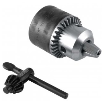 Mandril com Chave 3mm - 16mm 5/8 Pol. X 16 Fios Profissional - 6670116580 - Vonder
