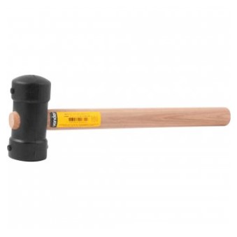 Martelo de Borracha 40mm Cabo em Madeira Preto - 3079004000 - Vonder