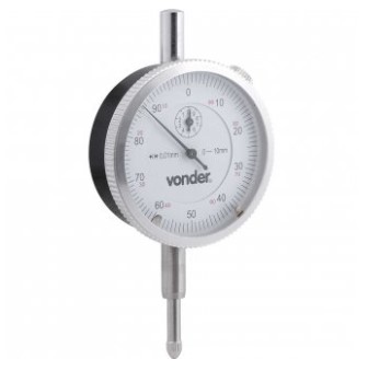 Relógio Comparador Analógico 10mm - Rc 010 - Vonder