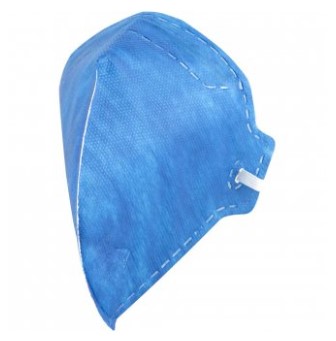 Respirador Dobrável Semifacial Sem Carvão Ativado Sem Válvula Pff1 Rdv 2101 Azul - 7048004000 - Vonder