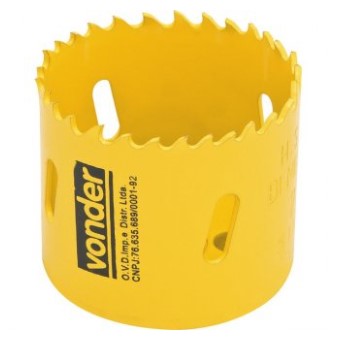 Serra Copo de Aço Rápido 64mm 2.1/2 Pol. - 3511064000 - Vonder