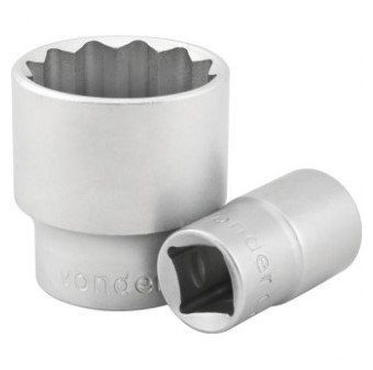 Soquete Estriado com Encaixe de 1/2 Pol. 21mm - 3039210000 - Vonder