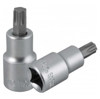 Soquete Hexalobular Macho T-50 Encaixe 1/2 Pol. - 3039012050 - Vonder
