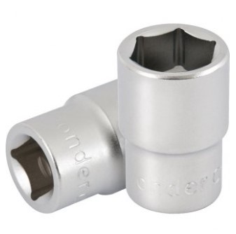Soquete Sextavado com Encaixe de 1/2 Pol. 9mm - 3039100009 - Vonder