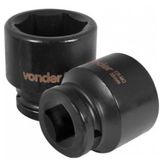 Soquete Sextavado de Impacto Encaixe de 3/4 Pol. X 38mm - 3061340038 - Vonder