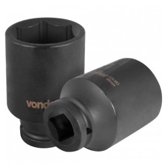 Soquete Sextavado Longo de Impacto 46mm Encaixe de 3/4 Pol. - 3061034046 - Vonder
