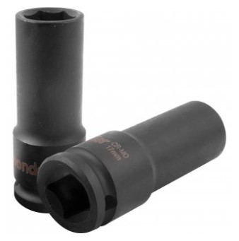 Soquete Sextavado Longo de Impacto 17mm Encaixe de 1/2 Pol. - 3061012017 - Vonder