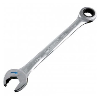 Chave Combinada Speedy com Catraca 17mm Aço Cromo Vanádio Cromado e Polido - St43613 - Sata