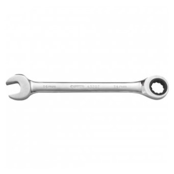 Chave Combinada com Catraca 14mm Aço Cromo Vanádio Cromado e Polido - St43207st - Sata