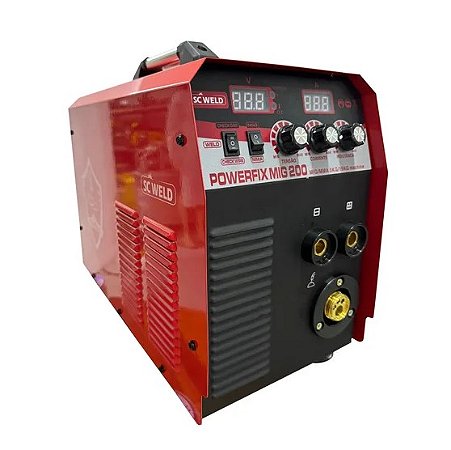 Máquina de Solda Inversora Mig Mma Powerfix 200 - 8065 - Sc Weld