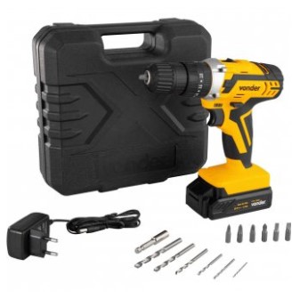 Parafusadeira/furadeira com Impacto a Bateria 20v Fonte de Carregamento Bivolt Automática - Pfv 238i - Vonder