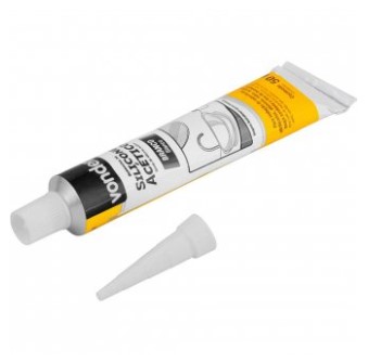 Borracha de Silicone Acético Branco 50g - 1647002050 - Vonder