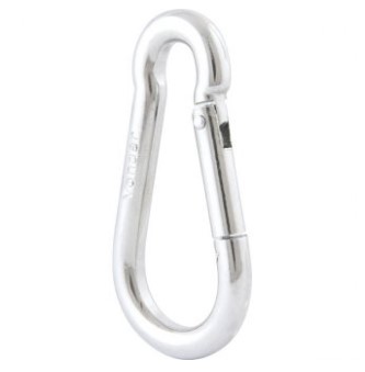 Mosquetão com Trava 10x100mm Cartela com 1 Peça - 3568010101 - Vonder