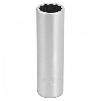 Soquete Estriado Longo com Encaixe de 1/2 Pol. 12mm - 3039120001 - Vonder