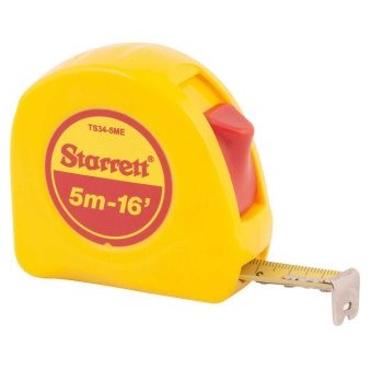 Trena Curta de Aço 5m X 19mm - Dts34-5me - Starrett
