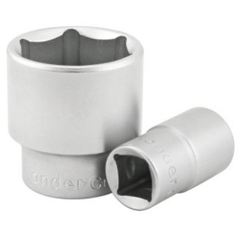 Soquete Sextavado com Encaixe de 1/2 Pol. 28mm - 3039100028 - Vonder