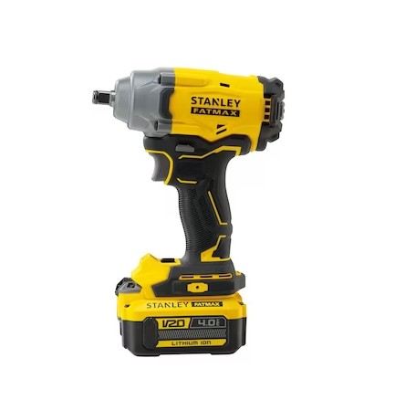 Chave de Impacto Sem Fio 1/2 Pol. 13mm 20v com 2 Baterias 4ah Brushless Íon de Lítio e Maleta - Sbw920m2k-br - Stanley