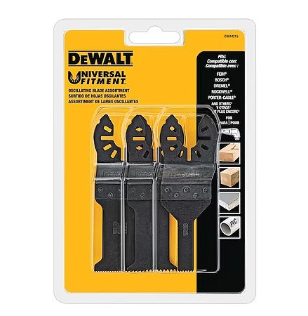Jogo Lâminas Oscilantes com 3 Peças - Dwa4215 - Dewalt
