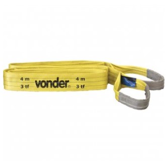 Cinta para Elevação de Cargas 7:1 4m 3,0tf Amarela - Ce 340 - Vonder