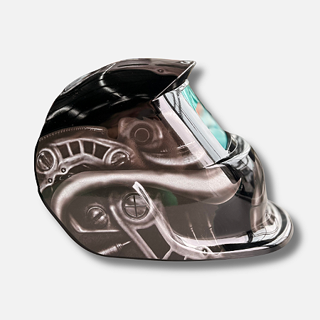 Máscara de de Solda Auto Escurecimento com Regulagem Modelo Metal - 1173 - Galzer