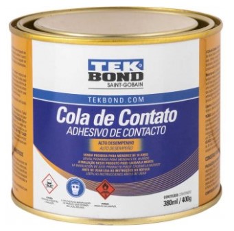 Cola de Contato 400g com Toluol de Alto Desempenho - 1636100400 - Tekbond
