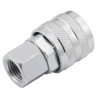 Engate Rápido de 1/4 Pol. Rosca Fêmea 1/4 Pol. Npt com Rolete - 5114114000 - Vonder