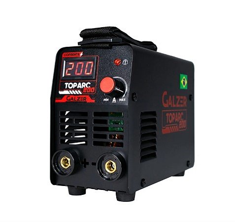 Máquina de Solda Inversora Top Arc 200 200a 220v - Galzer