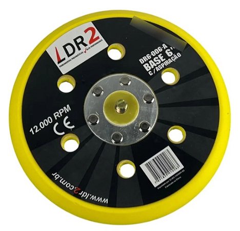 Base Orbital 6 Pol para Lixadeira Drg-006a Ldr2