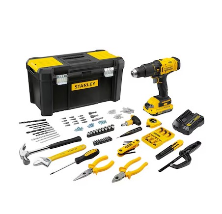 Kit Parafusadeira/furadeira Impacto 20v V20 119 Pçs Stanley