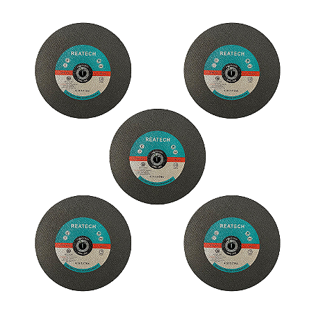 Kit 5 Discos de Corte 12 Pol. 3x25.4mm A30 Extra - Reatech