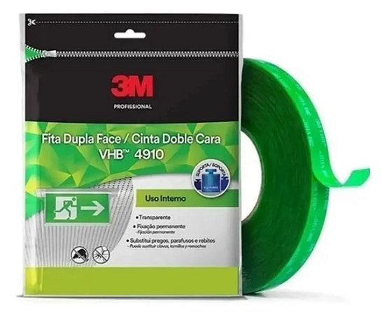 Fita Dupla Face Vhb 4910 12mm X 20m 3m