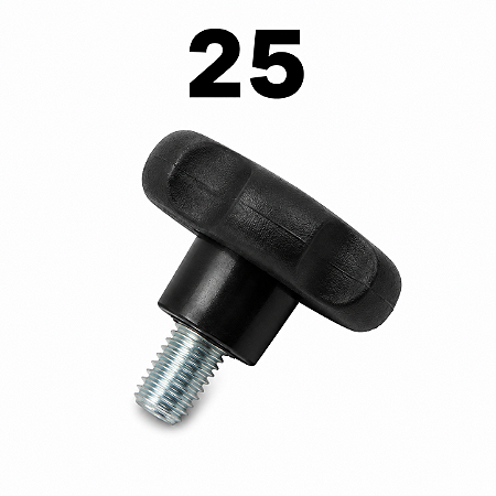 Kit 25 Manipulo 1/2x25 Bsw 12 Macho 6040