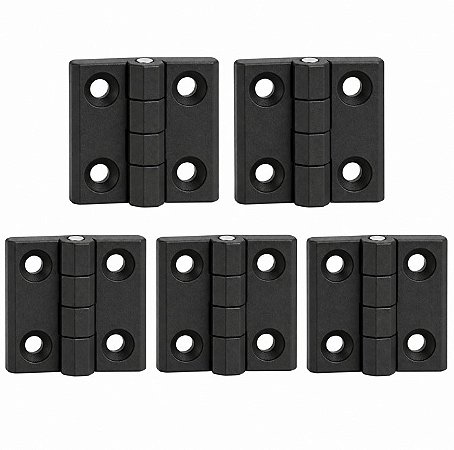 Kit 5 Dobradiças Zamac Industrial 50x50mm