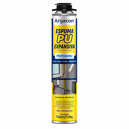 Espuma Expansiva Pu 750ml Argacon
