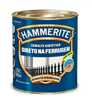 Esmalte Sintético Direto Na Ferrugem Cinza 800ml Hammerite