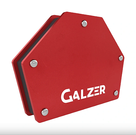 Esquadro Magnético Hexagonal 25kg Galzer