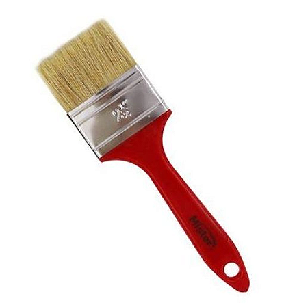 Pincel Cerda Branca 2.1/2 Pol Mister