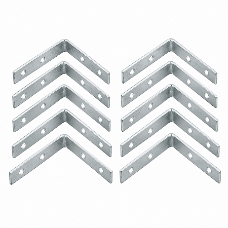 Cantoneira para Cortina 5x5cm Aço Zincado Vonder 10un