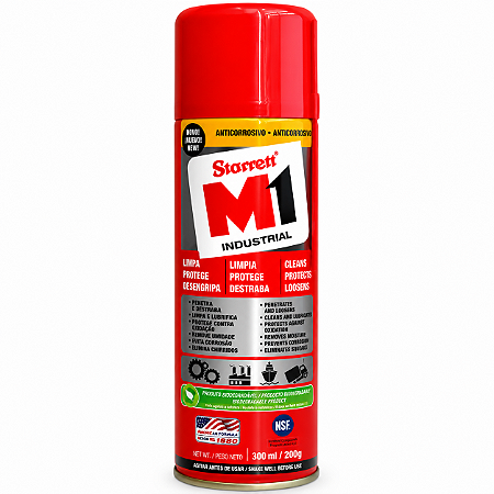 Lubrificante Desengripante Spray Starrett M1 300ml 200g