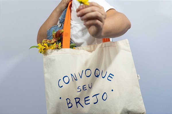 Eco Bolsa Brejeira - alça azul