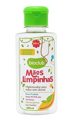 Mãos Limpinhas Refil - Higienizador natural sem álcool - Bioclub