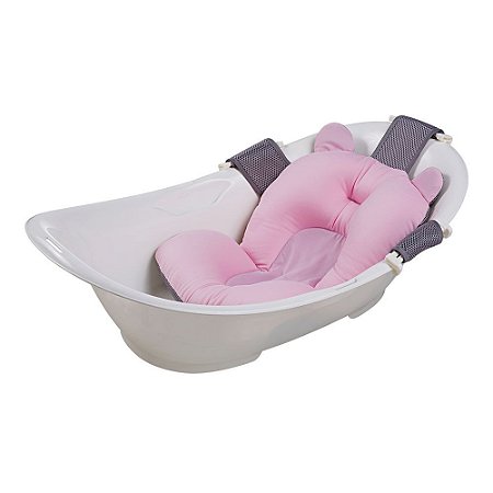 Almofada para Banho Rosa - Baby Bath